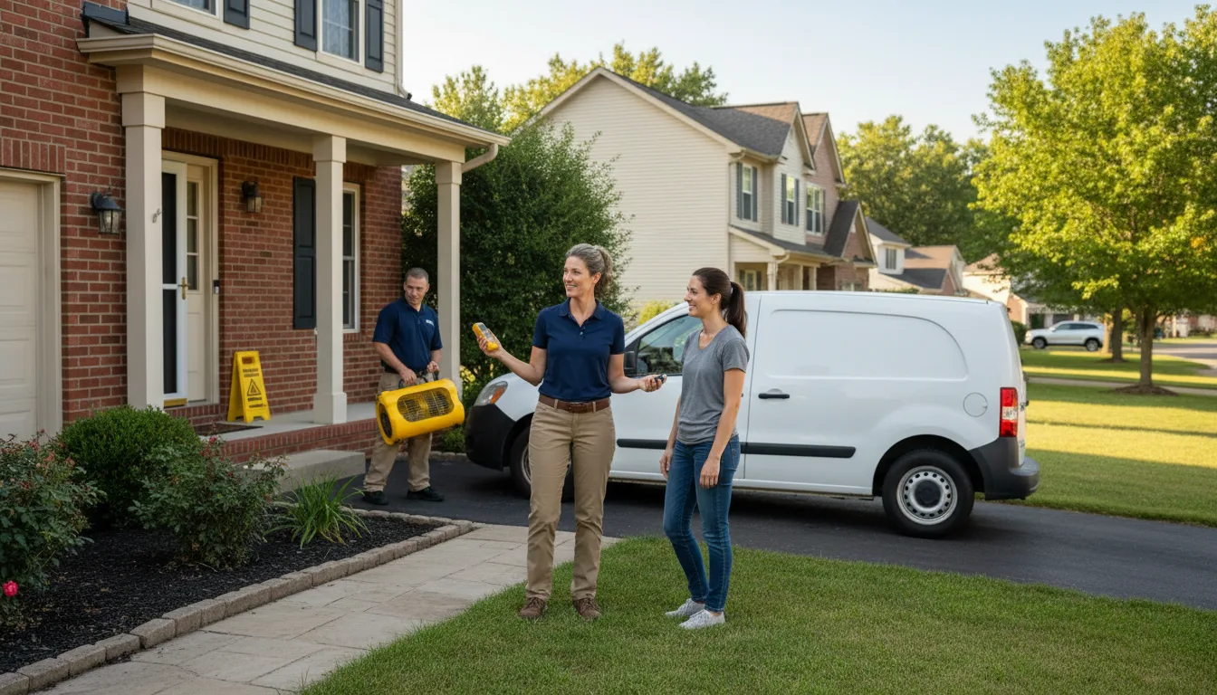 Water restoration image for Water Damage & Restoration Services in Harrison, ME